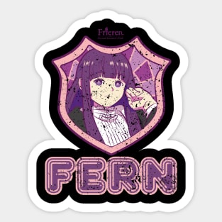 FRIEREN BEYOND JOURNEYS END  FERN SHIELD (GRUNGE) Sticker